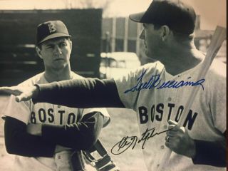 Ted Williams / Carl Yastrzemski 8 X10 Autographed Signed Photo Red Sox Reprint