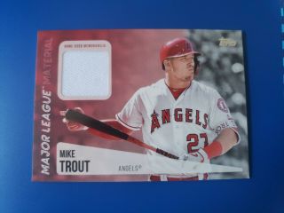2019 Topps Mike Trout Major League Material Game Patch Angels
