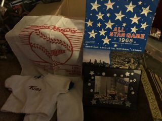 1965 Major League Baseball All - Star Game Program Twins &other Unique Twins Items