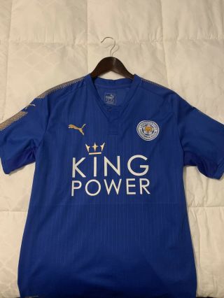 Puma Leicester City Vardy Home Jersey 2016/17 Mens X - Large King Power Xl