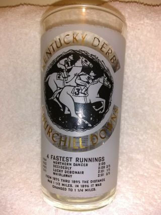 1966 Kentucky Derby Churchill Downs Julep Glass