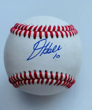 D.  L.  Hall Hand Signed Autograph Baseball Auto Baltimore Orioles Dl