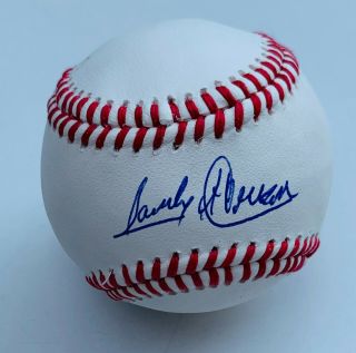 Sandy Alomar Sr Hand Signed Autograph Baseball Auto California Angels