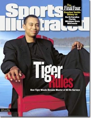 April 3,  2000 Tiger Woods Golf Sports Illustrated