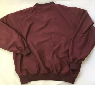 VTG Texas A & M University Jacket Mens Size SMALL Aggies Pullover Red White 7