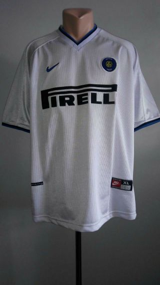 Football Shirt Soccer Internazionale Away 1999/2000 Nike Jersey Inter Milan Xl