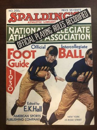 1930 Official Spalding 