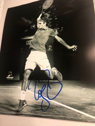 Roger Federer Signed 8x10 Photo Tennis Picture Autograph Pic