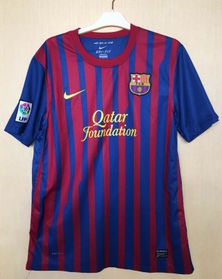 Fc Barcelona 2011\2012 Home Football Jersey Camiseta Soccer Maglia Shirt Nike
