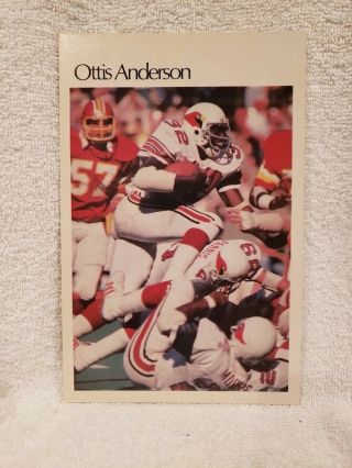 Oddball 1981 Ottis Anderson Mini Poster Card,  St.  Louis Football Cardinals,