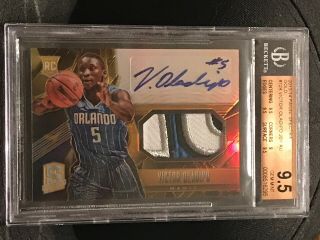 6/10 Bgs 9.  5 10 Victor Oladipo 2013 - 14 Spectra Gold Rpa Auto Prime Patch Rc