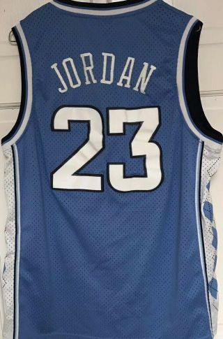 Nike Michael Jordan Stitched Unc North Carolina Tarheels Jersey,  Mens L