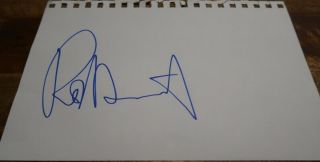 Sir Rod Stewart Faces Rock Roll Hof Signed Autographed 7x9 Index Card