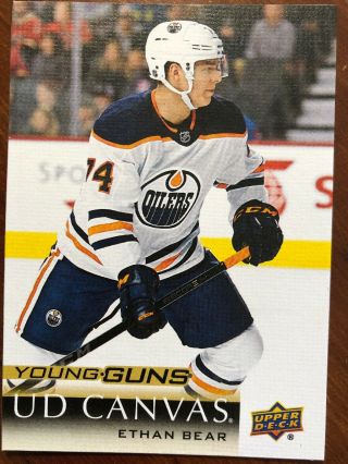 18 - 19 Ud Series 1 Young Guns Canvas C98 Ethan Bear
