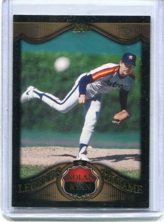 2009 Topps - Nolan Ryan - Legends Of The Game Lg24 - Astros D 41/99