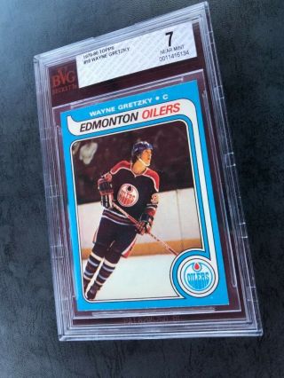 1979 - 80 Topps Wayne Gretzky 18 Rookie Bgs Bvg 7 Nm Regrade?? Centered.  