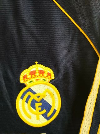 Real Madrid jersey small 1998 1999 away shirt soccer football Adidas 3