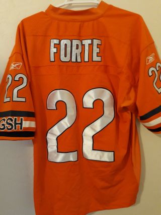 Matt Forte Chicago Bears Jersey Reebok Sewn Sz 50