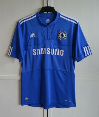 Fc Chelsea London 2009 2010 Home Football Shirt Soccer Jersey Adidas Size (m)
