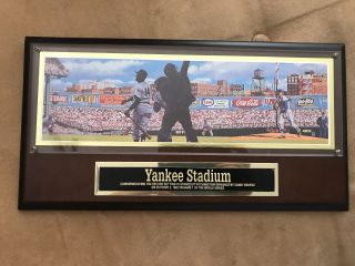 Ny Yankee Stadium Plaque Of 15th Strikeout Pitching By Sandy Koufax 63 York
