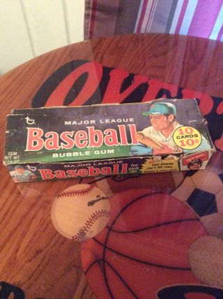 1970 Topps Baseball Wax Display Box W/ Pete Rose