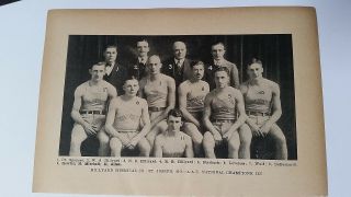 Hillyard Chemical Company Co.  St.  Joseph Missouri 1927 - 28 Basketball Team Pictur