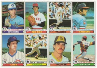 1979 Topps Complete Your Set 20 Picks For $6 With Stars Nm,  To Nmmt From Vending