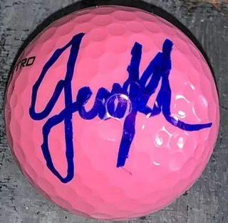 Lpga Jessica Korda Signed Autographed Pink Nitro Golf Ball America Usa 