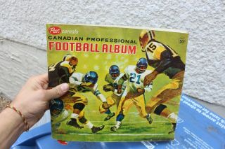 1963 Post Cereals Cfl (canadian) Football Cfl Few Cards & Team Pog Stickers