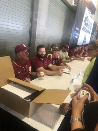 2019 Florida State Seminoles Signed College World Series Game Ball 7