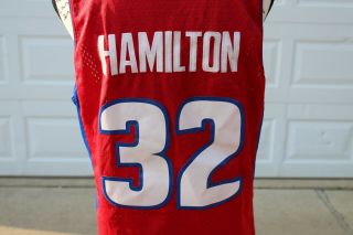 Detroit Pistons Richard RIP Hamilton 32 Basketball Jersey Men ' s Adult Small 5