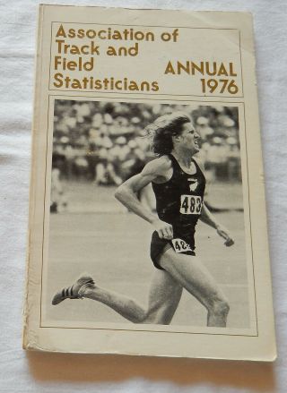 1976 Atfs Track Field Athletics Yrbk 1975 World List Memoriam Steve Prefontaine