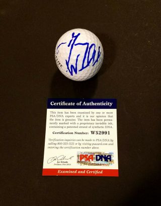 Gary Woodland Pga Signed Top Flite Golf Ball Psa/dna Authenticated - Auto