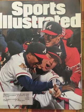 Sports Illustrated November 6,  1995 - Atlanta Braves