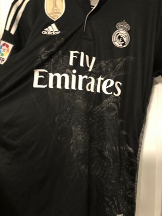 Real Madrid Karim Benzama Adidas Third Dragon Jersey 2015 Yohji Yamamoto Kit Med 2