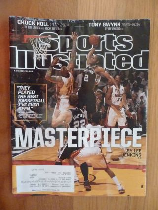 Spurs Masterpiece June 23,  2014 Sports Illustrated