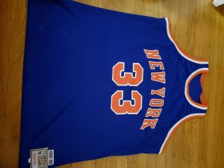 Mitchell & Ness Patrick Ewing York Knicks 1991 - 1992 Swingman Jersey Sz 54