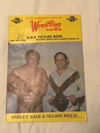 Vintage 1978 Wrestling News.  N.  W.  A.  Picture Book 5.