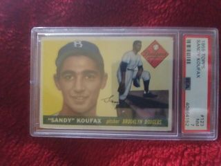 1955 Topps Sandy Koufax Brooklyn Dodgers 123 Baseball Card