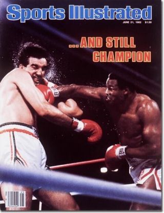 June 21,  1982 Gerry Cooney And Larry Holmes Boxing Sports Illustrated
