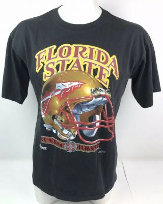 Vtg 90s Florida State T Shirt Mens Xl Seminoles Single Stitch Tee Made In Usa
