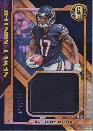 2018 Panini Gold Standard Newly Minted Memorabilia 19 Anthony Miller Jersey/199