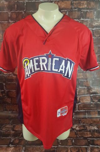 Mlb 2010 All Star Game Kc Royals Soria Majestic Baseball Jersey Men Size 48 Red