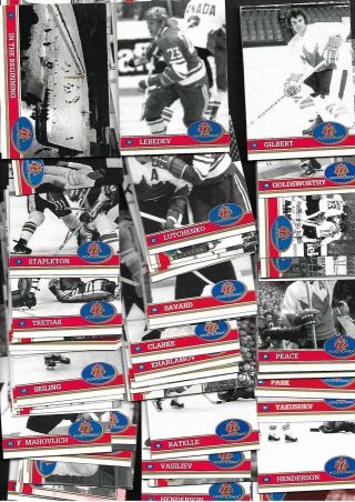 1991 - 92 Future Trends Canada ’72 Hockey Team Canada Vrs Ussr Complete Set Of 100