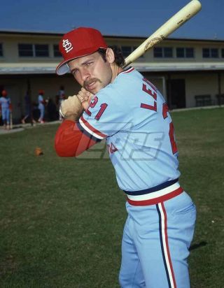 1980 Topps Baseball Color Negative.  Jim Lentine Cardinals