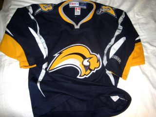 Buffalo Sabres Nhl Hockey Ccm Jersey - All Sewn Patches Embroidered - S