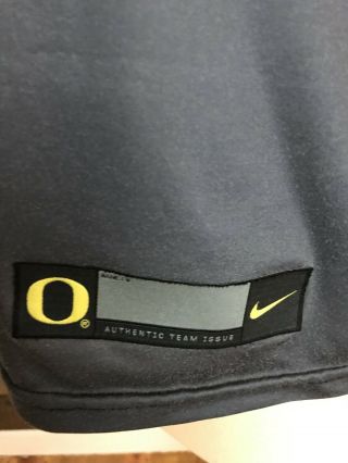 Oregon Ducks Authentic Team Issue Nike Dri Fit Shirt Rare Mens Size Med PE 4