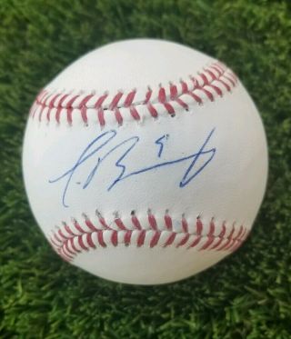 Chicago Cubs Javier Baez Signed Major League Baseball Psa