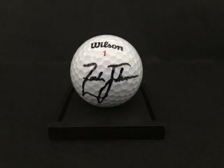 Zack Johnson Hand Signed Golf Ball 2007 Masters Champion & 2015 Open Champion