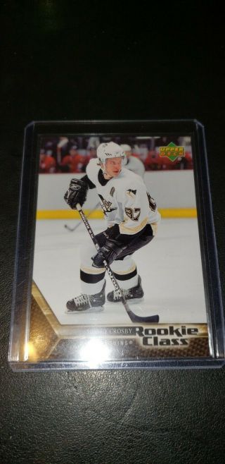 2005 - 06 Sidney Crosby Rookie Class Upper Deck Card 1 Penguins Nm Rc